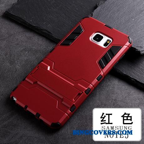 Samsung Galaxy Note 5 Telefon Etui Beskyttelse Anti-fald Cover Mobiltelefon Stjerne Support