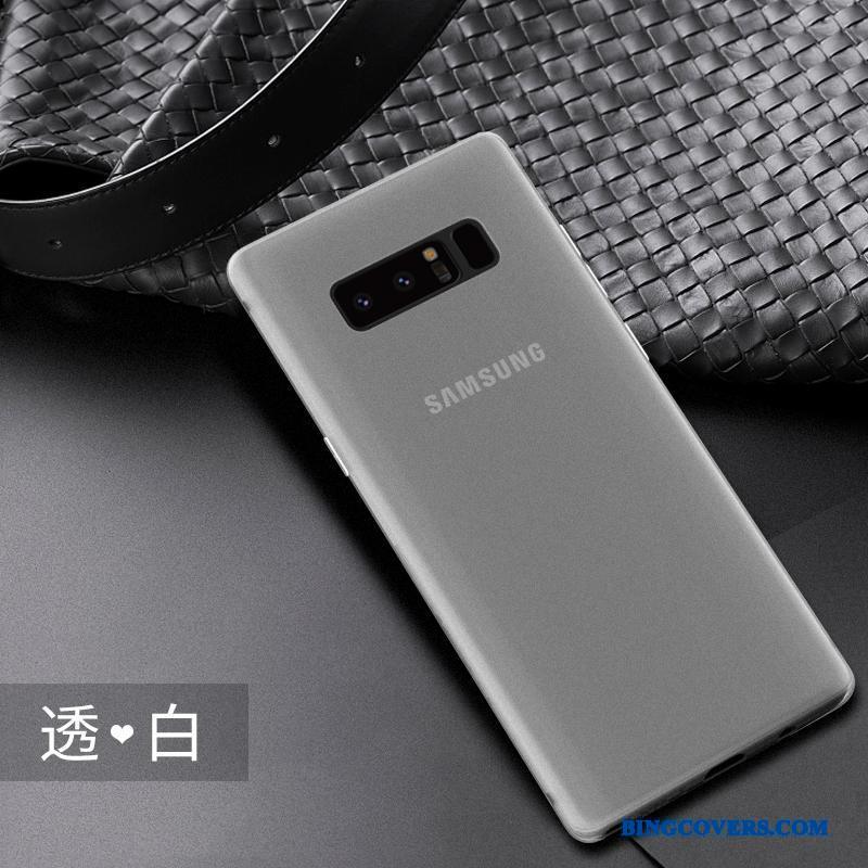 Samsung Galaxy Note 8 Anti-fald Etui Silikone Nubuck Cover Mønster Telefon