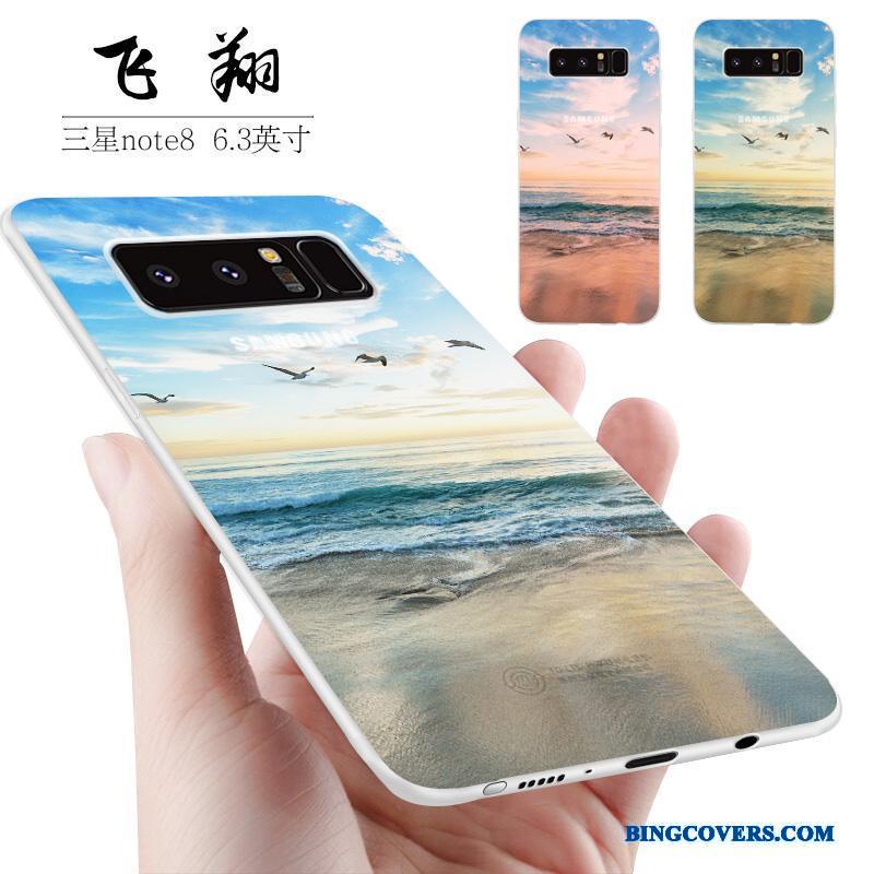 Samsung Galaxy Note 8 Beskyttelse Af Personlighed Kreativ Cover Telefon Etui Stjerne Silikone