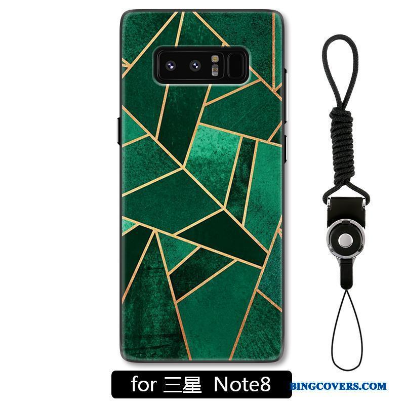 Samsung Galaxy Note 8 Beskyttelse Hængende Ornamenter Geometri Af Personlighed Telefon Etui Hård Stjerne