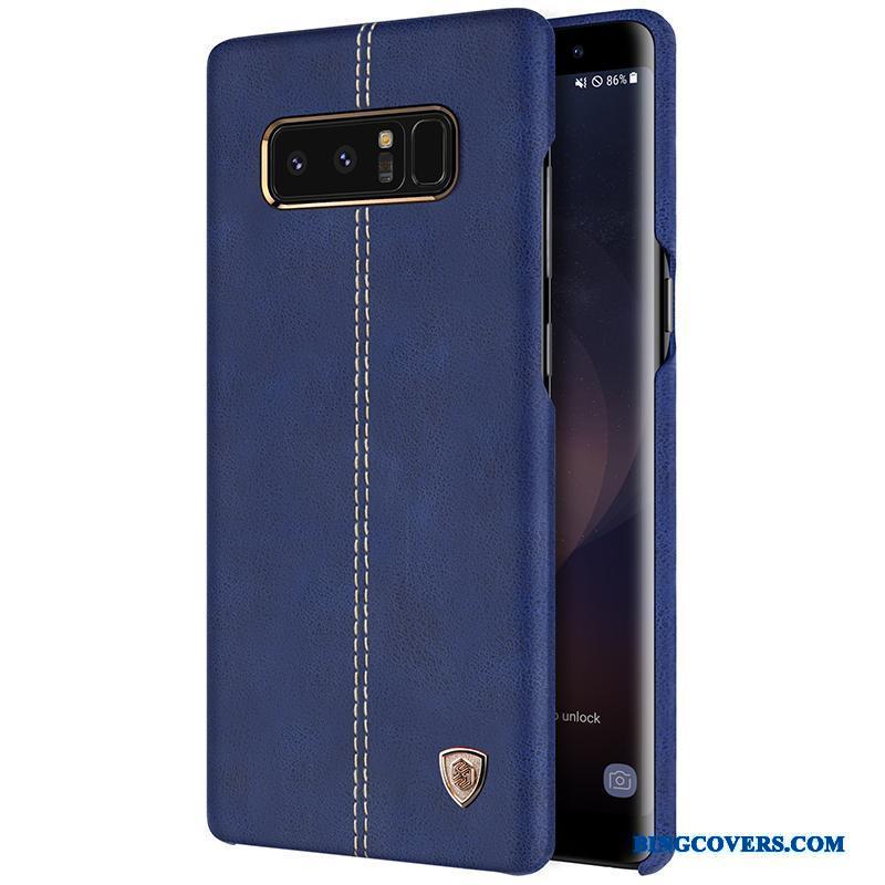 Samsung Galaxy Note 8 Cover Beskyttelse Telefon Etui Lædertaske Mobiltelefon Stjerne Guld