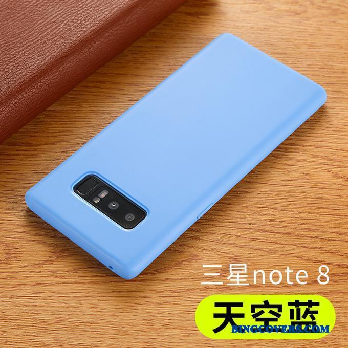 Samsung Galaxy Note 8 Cover Pu Stjerne Anti-fald Alt Inklusive Telefon Etui Sort