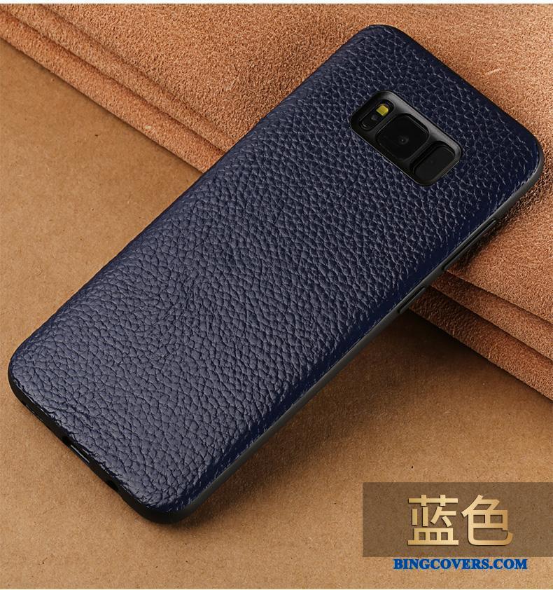 Samsung Galaxy Note 8 Etui Af Personlighed Dyb Farve Luksus Anti-fald Lædertaske Trendy Kreativ