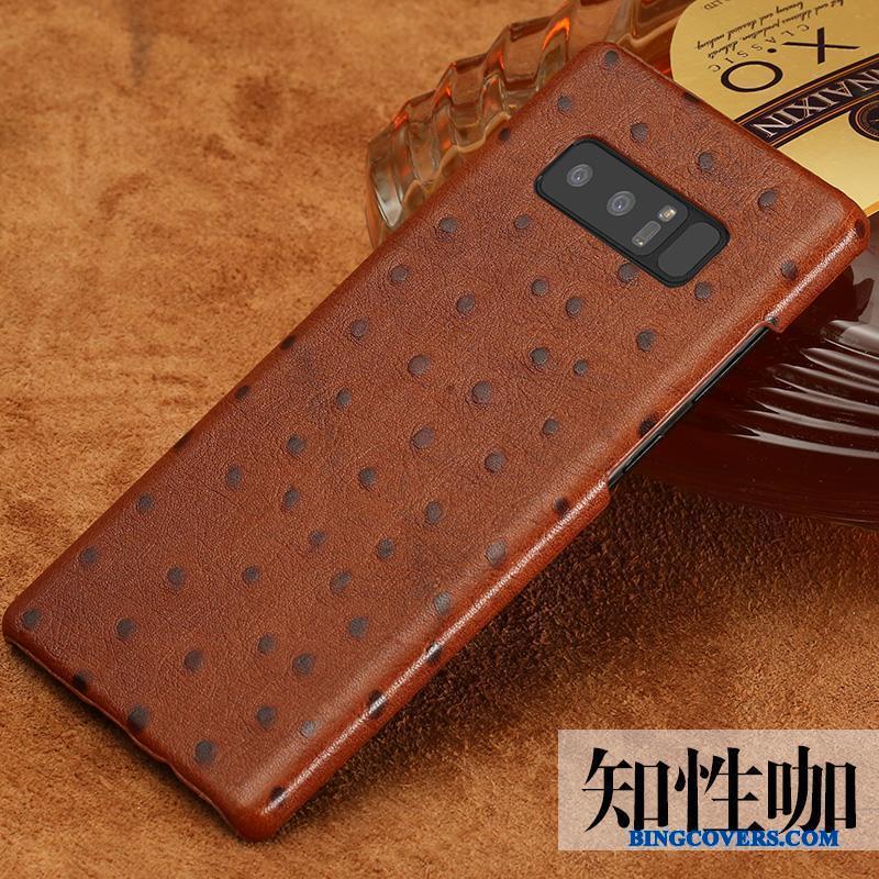 Samsung Galaxy Note 8 Etui Kreativ Simple Rød Sort Anti-fald Luksus Stjerne