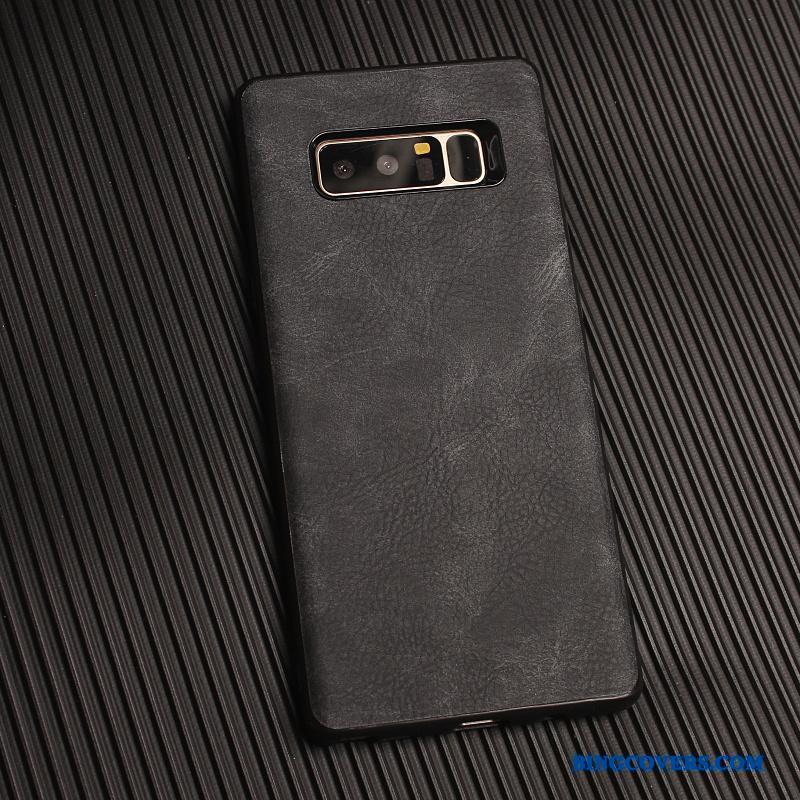 Samsung Galaxy Note 8 Etui Nubuck Simple Kreativ Cover Beskyttelse Alt Inklusive Tynd