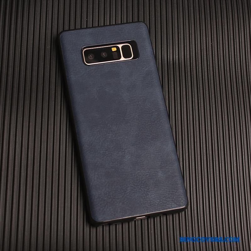 Samsung Galaxy Note 8 Etui Nubuck Simple Kreativ Cover Beskyttelse Alt Inklusive Tynd