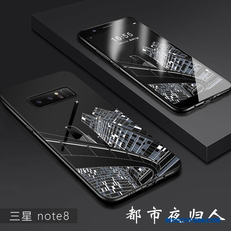 Samsung Galaxy Note 8 Etui Trend Silikone Stjerne Beskyttelse Anti-fald Gennemsigtig Cover