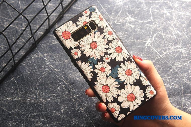 Samsung Galaxy Note 8 Farve Telefon Etui Silikone Stjerne Tynd Blød Beskyttelse