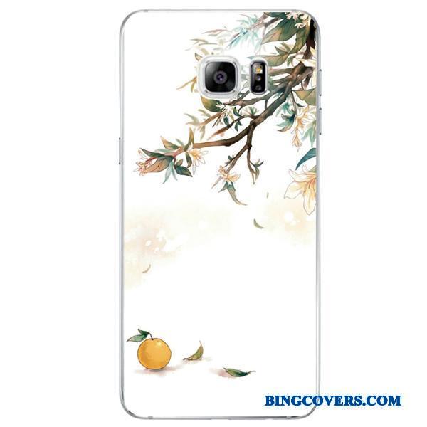 Samsung Galaxy Note 8 Kinesisk Stil Anti-fald Telefon Etui Blomster Alt Inklusive Stjerne Hængende Ornamenter