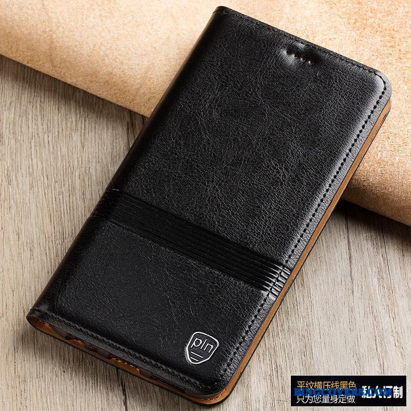 Samsung Galaxy Note 8 Lædertaske Mobiltelefon Ægte Læder Telefon Etui Stjerne Brun Folio