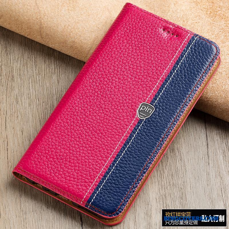 Samsung Galaxy Note 8 Lædertaske Ægte Læder Folio Beskyttelse Telefon Etui Cover Stjerne