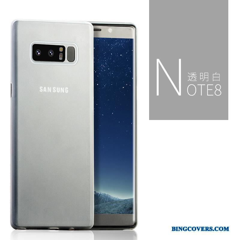 Samsung Galaxy Note 8 Nubuck Beskyttelse Blå Telefon Etui Ny Alt Inklusive Silikone