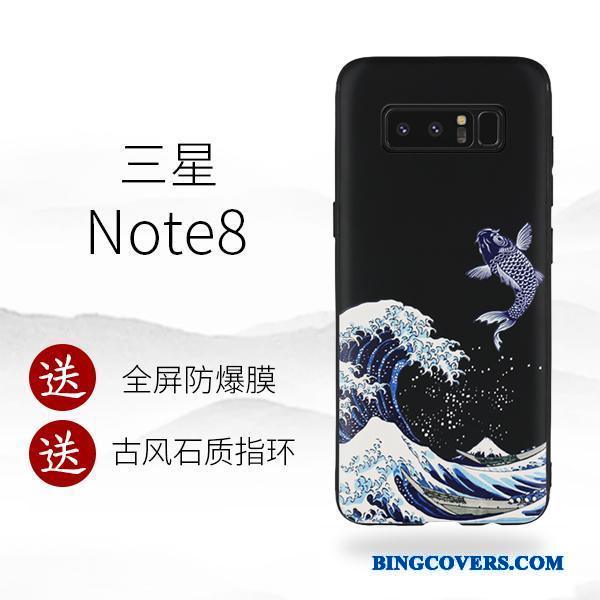 Samsung Galaxy Note 8 Silikone Etui Kreativ Alt Inklusive Stjerne Af Personlighed Cover