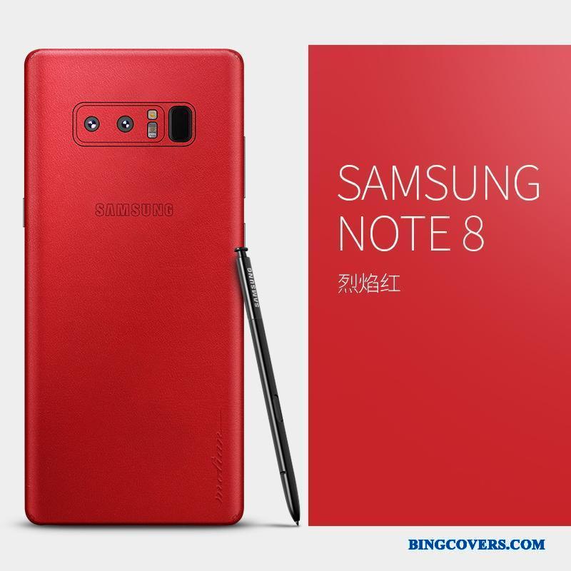 Samsung Galaxy Note 8 Stjerne Telefon Etui Alt Inklusive Ægte Læder Cover Kreativ Tynd
