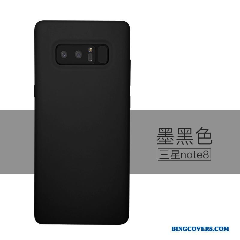 Samsung Galaxy Note 8 Stjerne Telefon Etui Cover Gul Silikone Anti-fald Blød
