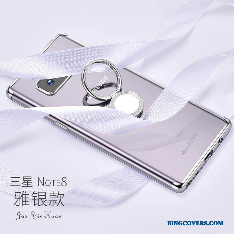 Samsung Galaxy Note 8 Telefon Etui Support Cover Gul Guld Stjerne Alt Inklusive