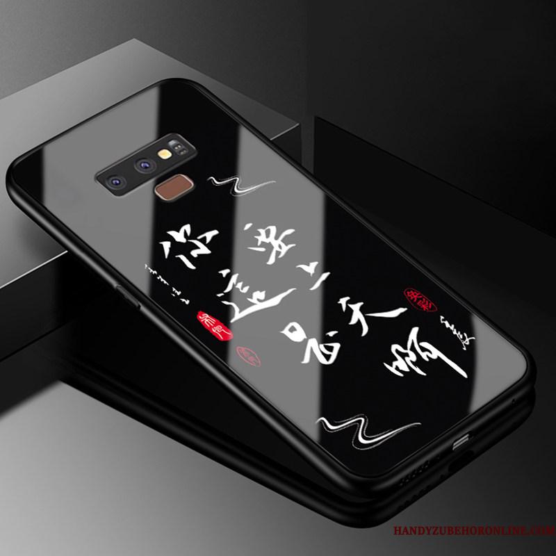 Samsung Galaxy Note 9 Af Personlighed Cover Glas Telefon Etui Anti-fald Alt Inklusive Kreativ