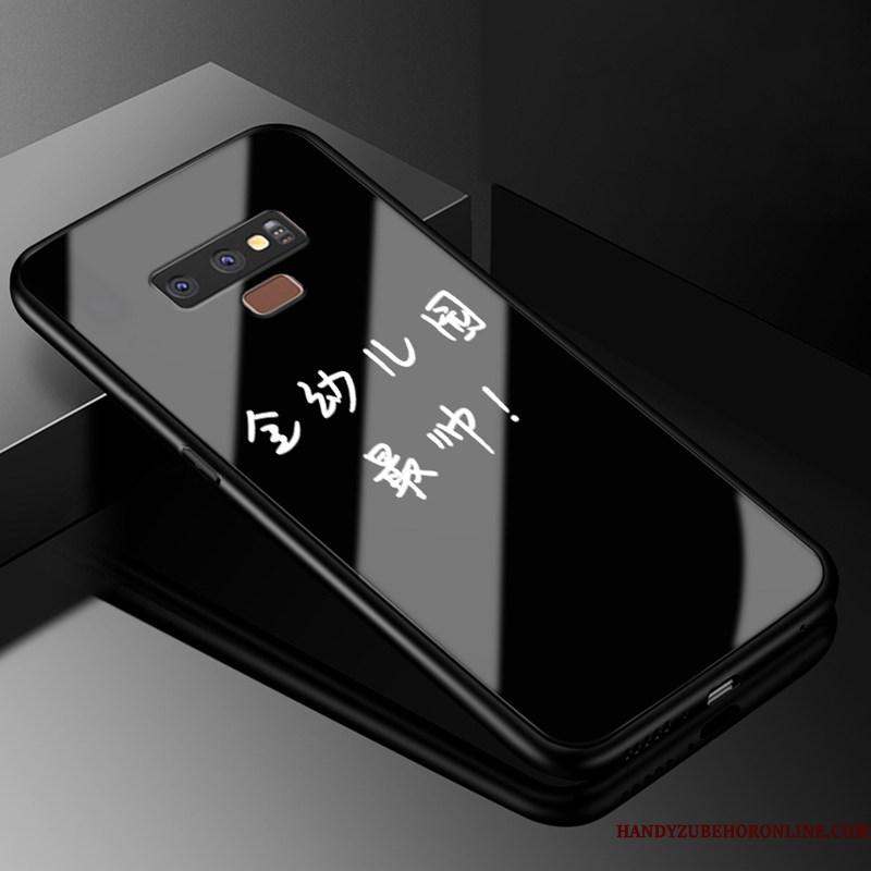 Samsung Galaxy Note 9 Etui Alt Inklusive Kreativ Elskeren Simple Anti-fald Silikone Glas