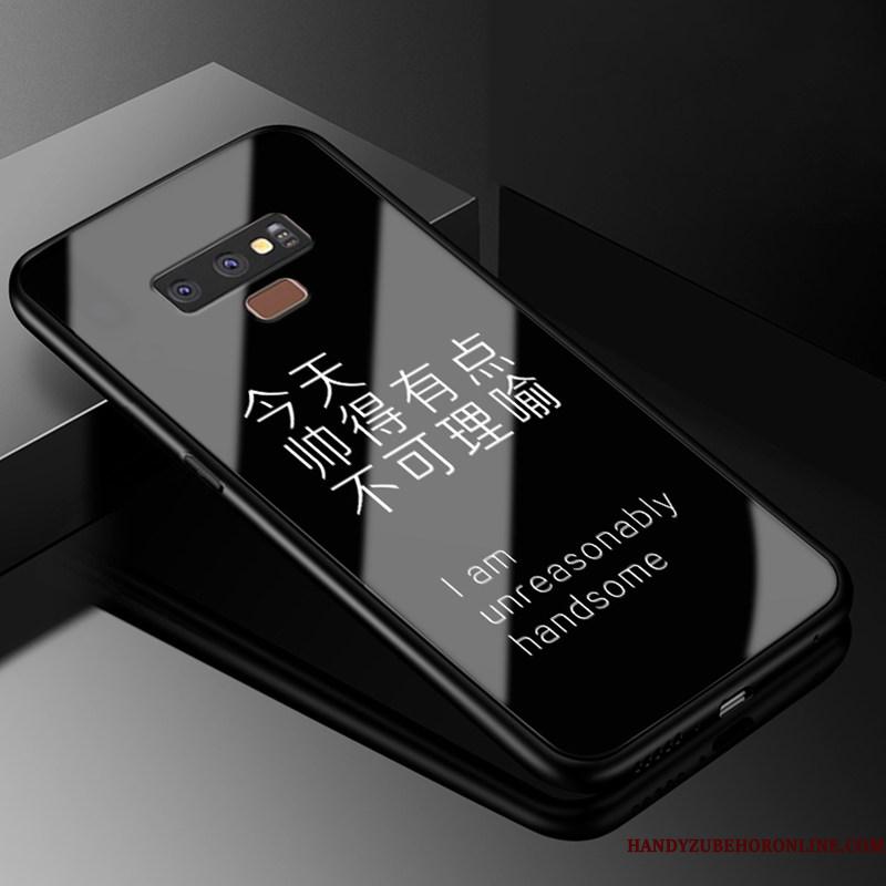 Samsung Galaxy Note 9 Etui Alt Inklusive Kreativ Elskeren Simple Anti-fald Silikone Glas