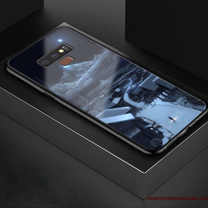 Samsung Galaxy Note 9 Etui Cartoon Glas Stjerne Blød Alt Inklusive Anti-fald Cover