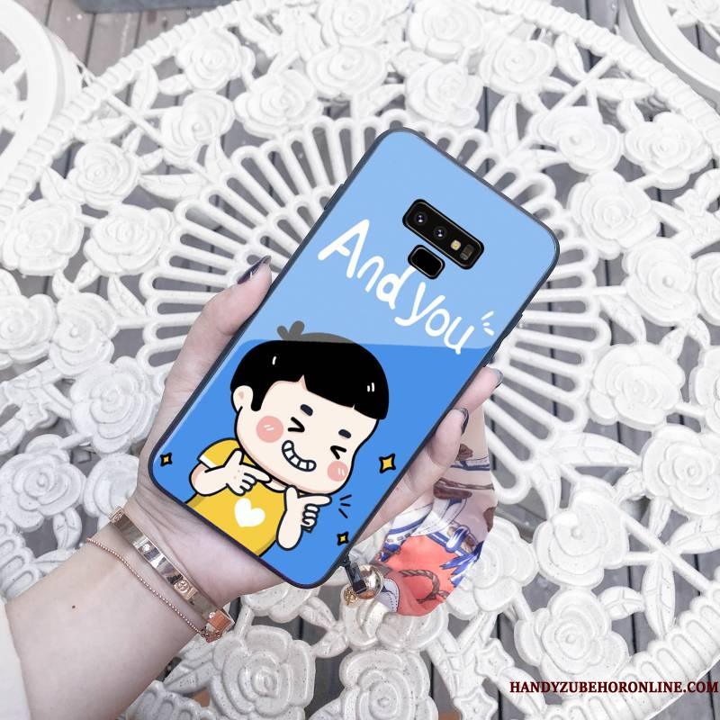 Samsung Galaxy Note 9 Etui Lille Sektion Ungdom Cartoon Beskyttelse Lyserød Kat Frisk