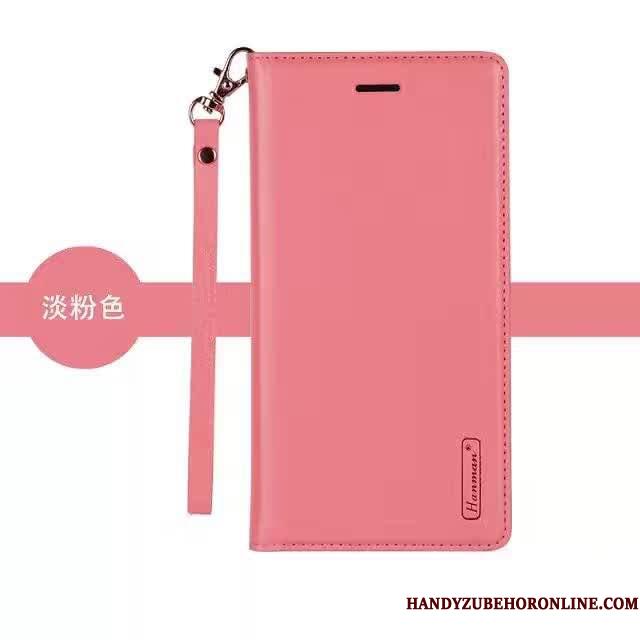 Samsung Galaxy Note 9 Etui Lædertaske Clamshell Anti-fald Cover Kort Ægte Læder Alt Inklusive