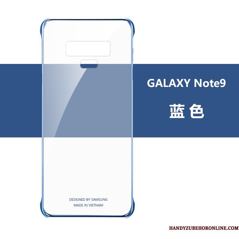 Samsung Galaxy Note 9 Rød Tynd Cover Etui Anti-fald Gennemsigtig Hård