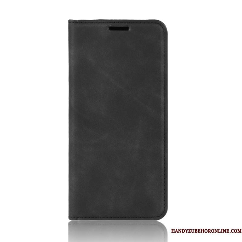 Samsung Galaxy Note20 Magnetisk Telefon Etui Rød Mobiltelefon Anti-fald Lædertaske Folio