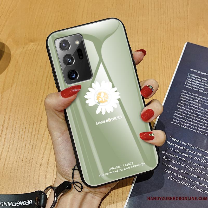 Samsung Galaxy Note20 Ultra Etui Glas Anti-fald Kreativ Beskyttelse Trend Cover Tynd