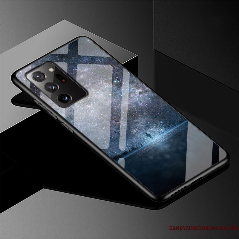 Samsung Galaxy Note20 Ultra Luksus Af Personlighed Anti-fald Glas Tilpas Hård Telefon Etui