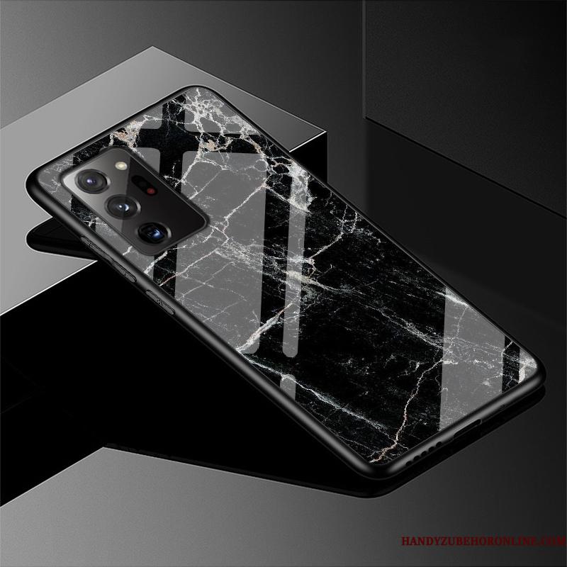 Samsung Galaxy Note20 Ultra Luksus Af Personlighed Anti-fald Glas Tilpas Hård Telefon Etui