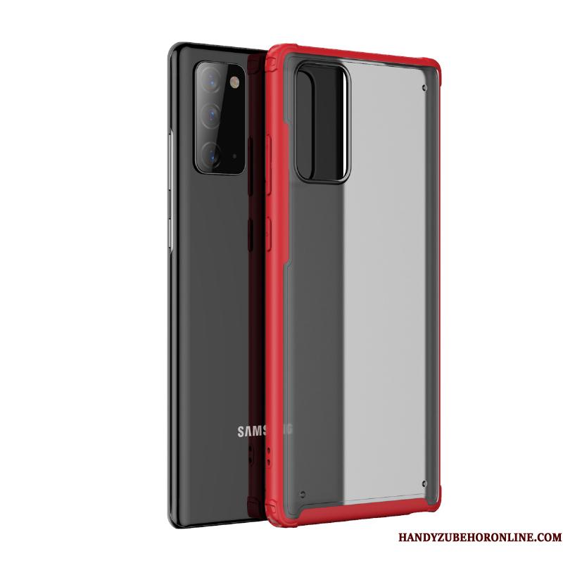 Samsung Galaxy Note20 Ultra Stjerne High End Trendy Cover Telefon Etui Beskyttelse Rød