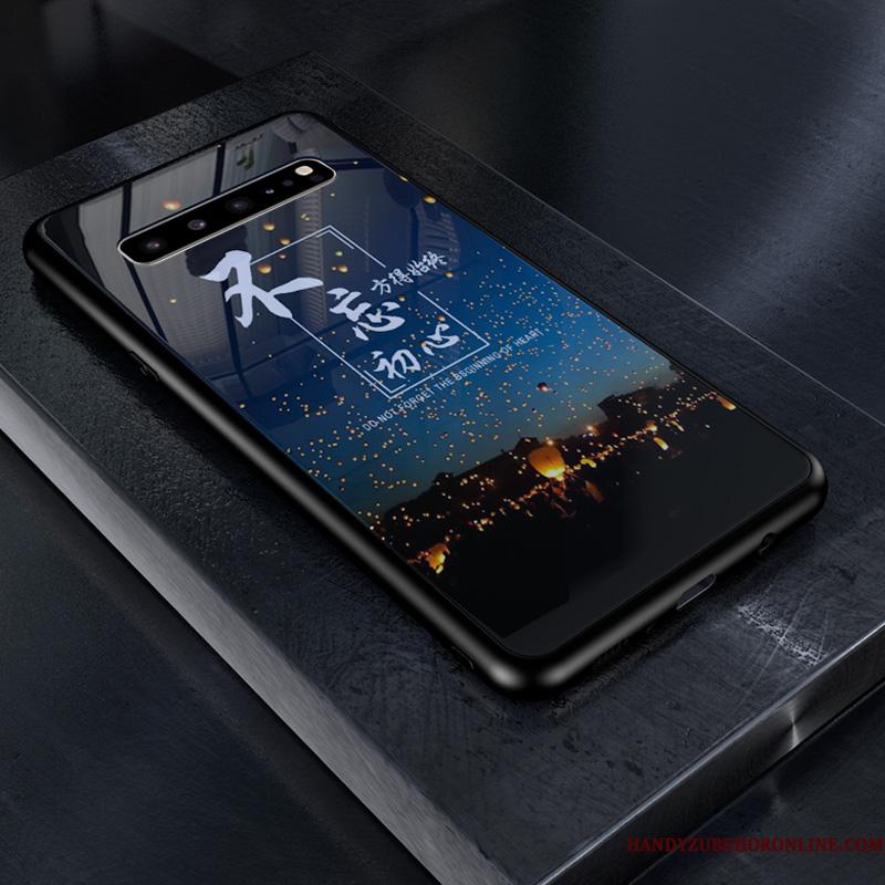Samsung Galaxy S10 5g Etui Mønster Skærmbeskyttelse Elskeren Trend Glas Stjerne