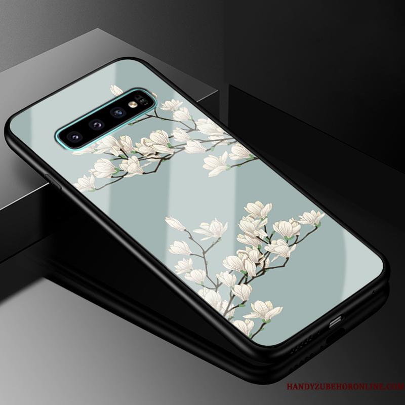 Samsung Galaxy S10 Anti-fald Silikone Rød Blød Alt Inklusive Cover Telefon Etui