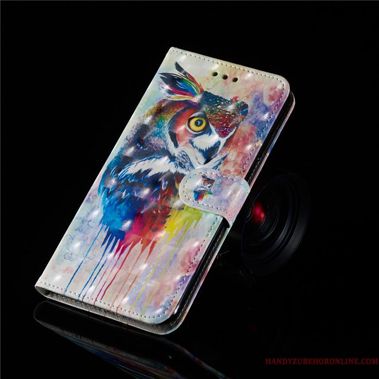 Samsung Galaxy S10 Clamshell Blå Cartoon Telefon Etui Blød Stjerne Lædertaske