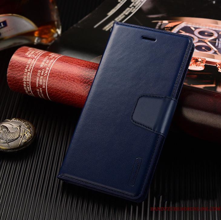 Samsung Galaxy S10+ Etui Lædertaske Folio Hængende Ornamenter Ægte Læder Anti-fald Alt Inklusive Cover