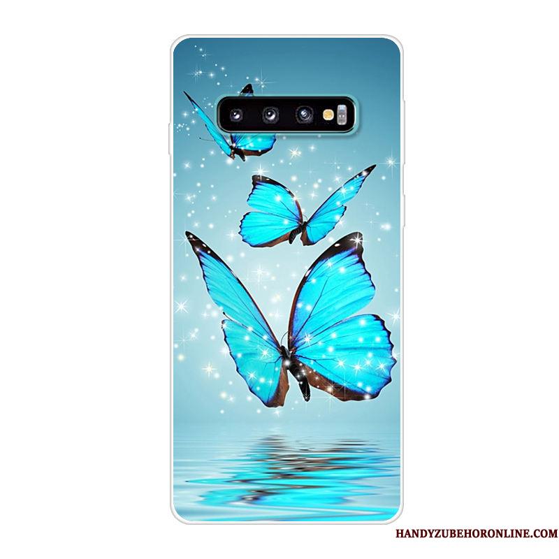 Samsung Galaxy S10 Kreativ Cartoon Cover Silikone Mobiltelefon Stjerne Telefon Etui