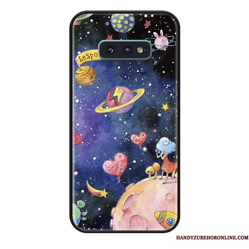 Samsung Galaxy S10e Etui Af Personlighed Hængende Ornamenter Elskeren Cartoon Smuk Cover Alt Inklusive