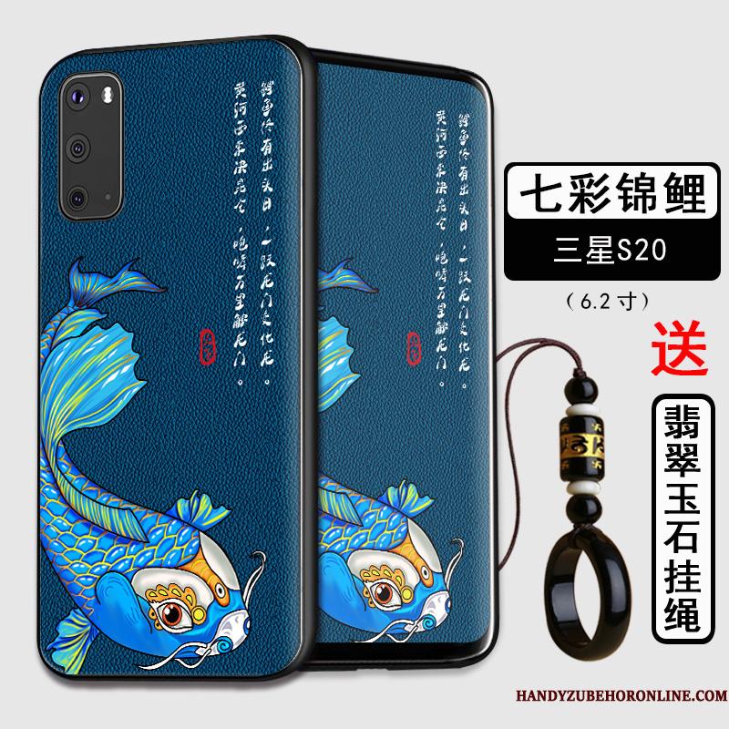 Samsung Galaxy S20 Etui Trend Nubuck Af Personlighed Kinesisk Stil Blød Alt Inklusive Cover