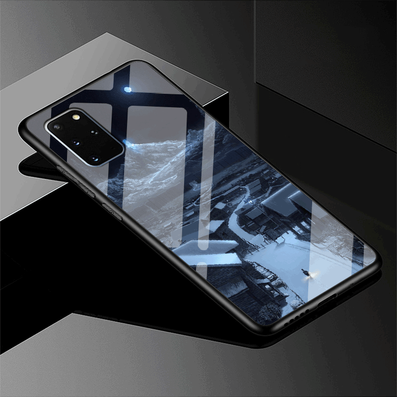 Samsung Galaxy S20+ Glas Anti-fald Stjerne Cover Telefon Etui Frisk Af Personlighed