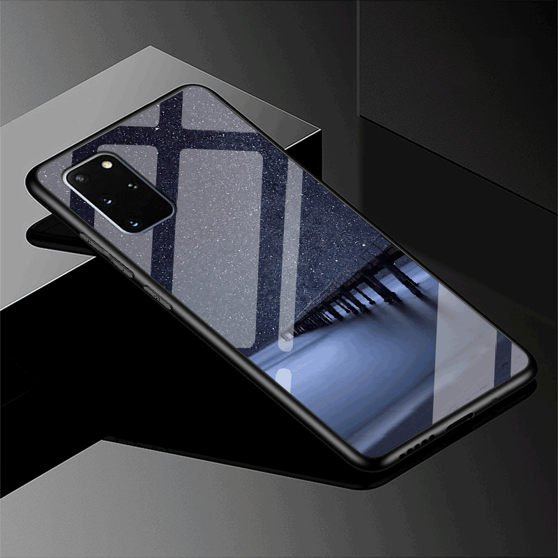 Samsung Galaxy S20+ Glas Anti-fald Stjerne Cover Telefon Etui Frisk Af Personlighed