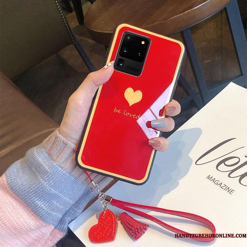 Samsung Galaxy S20 Ultra Etui Guld Alt Inklusive Af Personlighed Net Red Lyse Cover Trend
