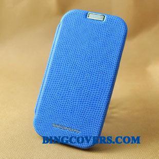 Samsung Galaxy S3 Etui Silikone Anti-fald Blå Mobiltelefon Stjerne Blød Lædertaske