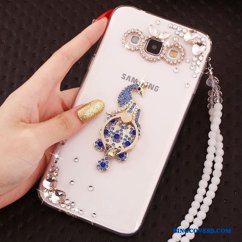 Samsung Galaxy S3 Telefon Etui Hængende Ornamenter Cover Blød Guld Beskyttelse Silikone