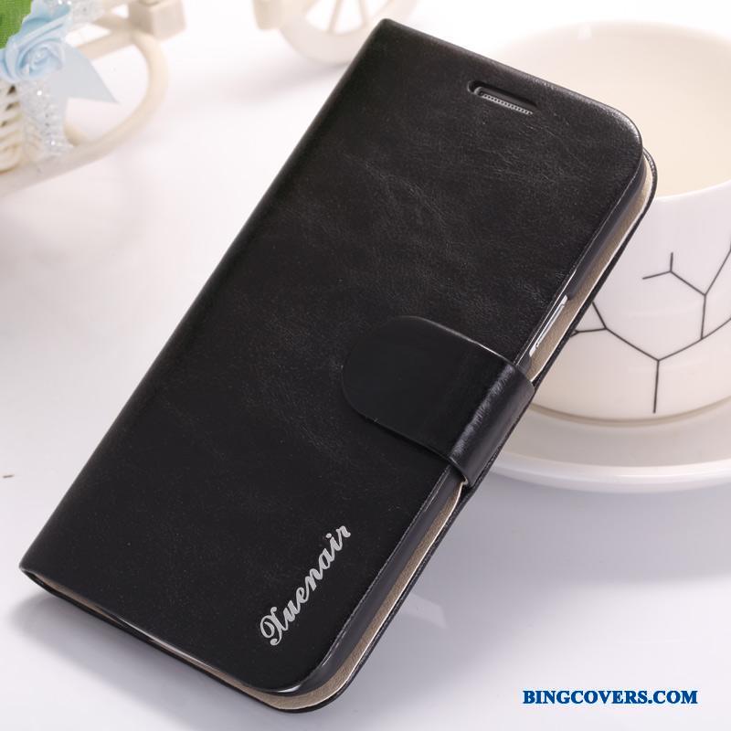 Samsung Galaxy S4 Cover Ægte Læder Folio Stjerne Telefon Etui Beskyttelse
