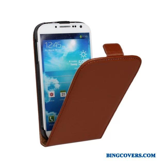 Samsung Galaxy S4 Lædertaske Ægte Læder Telefon Etui Stjerne Mobiltelefon Cover Beskyttelse