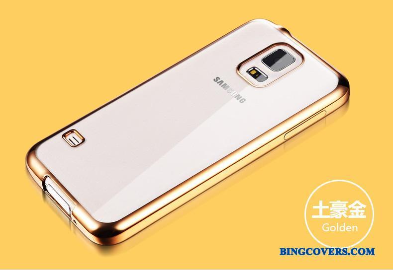 Samsung Galaxy S5 Beskyttelse Mobiltelefon Lyserød Blød Silikone Gennemsigtig Telefon Etui