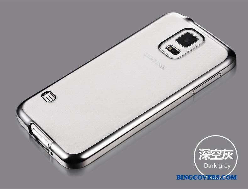 Samsung Galaxy S5 Beskyttelse Mobiltelefon Lyserød Blød Silikone Gennemsigtig Telefon Etui