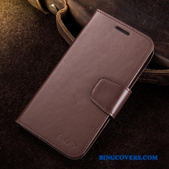Samsung Galaxy S5 Cover Silikone Lædertaske Sort Blød Stjerne Etui