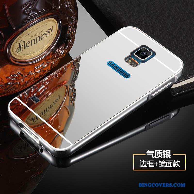 Samsung Galaxy S5 Sort Beskyttelse Cover Stjerne Metal Etui Mobiltelefon